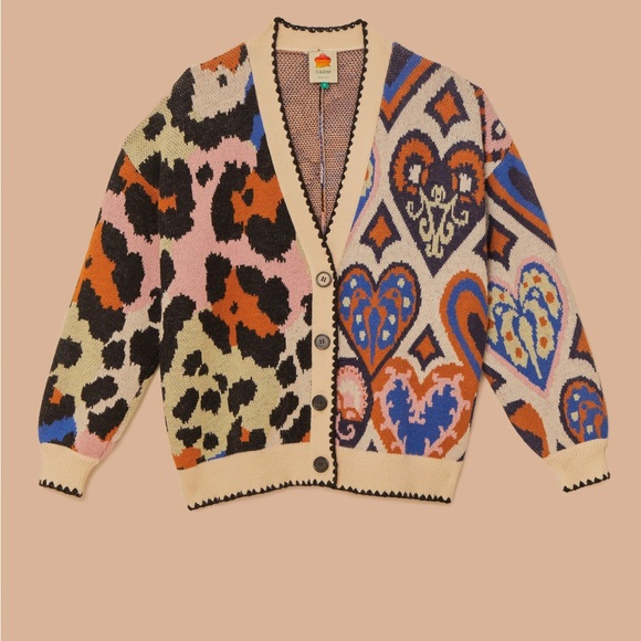 FARM Rio Multicolor Patterned Cardigan - Picture 2 of 4